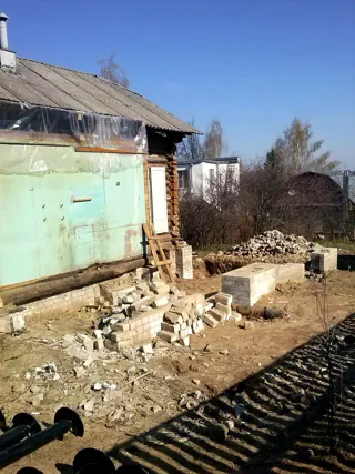 Custom-design dacha house, Kostroma: foundation and base framing