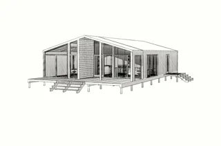 141 m² ev, “Barnhouse 110” projesi, “EKO OZERO” sitesi: proje görselleştirmesi