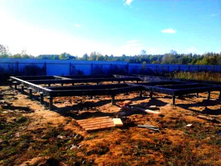 House based on the “Salzburg” design, Karmanovo village: foundation and sill strapping