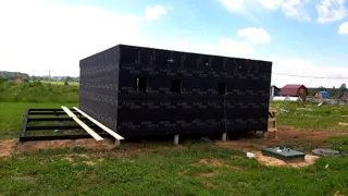 Haus nach individuellem Projekt, Gebiet Moskau: Fassadenverkleidung