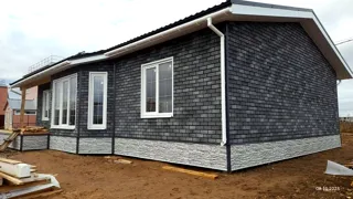 Haus 143 m², Projekt „Wuokatti“, Gebiet Kostroma: fertiges Haus