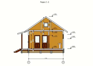 Custom-design house, Rodniki: project floor plan