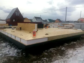 Haus nach Projekt „Sefir“, Siedlung Dubna: SIP-Boden auf Höhe 0