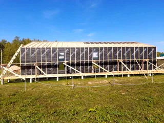 Haus nach Projekt „Barnhouse 110“, Dorf Ivantsevo: Fassadenverkleidung
