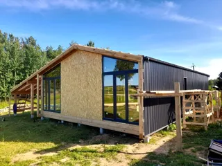 Haus nach individuellem Entwurf, Dorf Aprakisino: fertiges Gebäude
