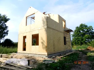 Haus nach individuellem Entwurf, Gavrilov-Yam: Wandmontage