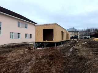 “Ochag” projesine göre ev, Nijniy Novgorod bölgesi: duvar montajı