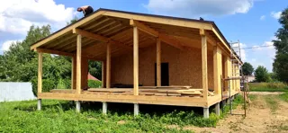 Haus 145 m² nach individuellem Projekt, Siedlung Volga: Wandmontage