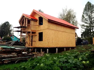Haus nach individuellem Entwurf, Siedlung Borisoglebskiy: Dach