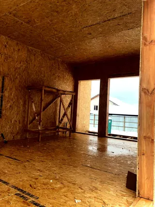 “Ochag” projeli ev, Sokolovo köyü: iç bölme duvarları