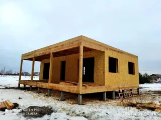 Özel projeli ev, Romanovka kasabası: tamamlanmış yapı