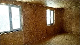 Haus nach Projekt „William 192“, Dorf Timonovo: Innenwände