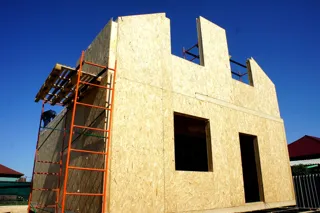 Haus nach Projekt „Metschta pl.1“, Saratov: Wandmontage