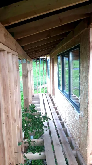 Haus 84 m² nach individuellem Projekt, KP „Pojma Rusy“: Trennwände