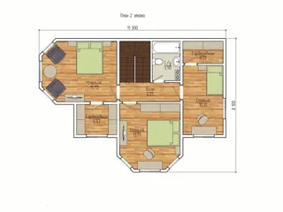 Banja, Projekt „Florida“, Dorf Balabanovo: Grundriss des Projekts