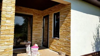 Ev, “Randevu - E2.5” projesi, “Zvezdny” SNT: cephe kaplaması