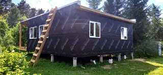 Haus 76 m² nach individuellem Projekt, Dorf Byakovo: Fertiges Haus
