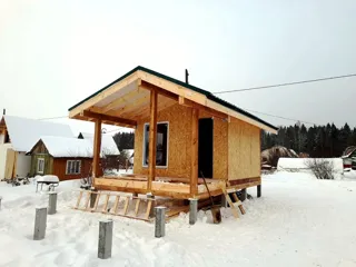 Haus 24 m², Projekt „Nezhnost 3“, SNT „Kolos“