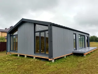 Haus nach Projekt „BarnHouse 76“, Gebiet Iwanowo: Fertiges Haus