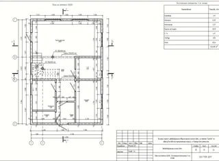 Custom-design house, Ishnya settlement: project floor plan