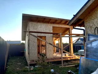 Gästehaus nach individuellem Projekt, Gebiet Iwanowo: Wandmontage