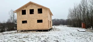 Haus nach individuellem Entwurf, Dorf Nikitilovo: fertiges Gebäude