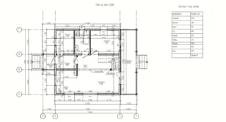 Haus nach individuellem Entwurf, Ivanovo: Grundriss des Projekts