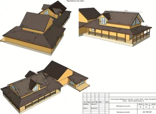Özel projeye göre 340 m² ek bina, Torosovo köyü: proje görselleştirmesi