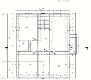 Custom-design house, Yadrominskoe village: project floor plan