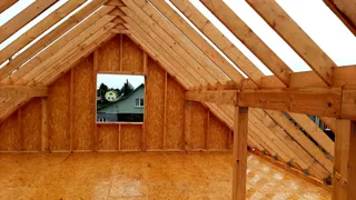 Haus nach individuellem Entwurf, Dorf Novo-Talitsy: Dach