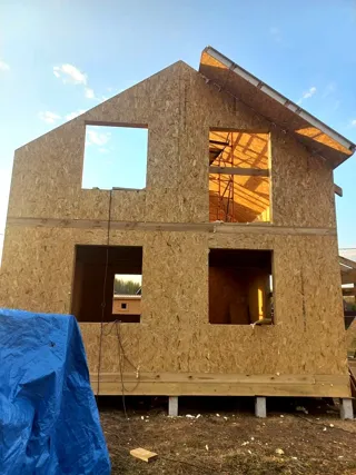 Haus nach Projekt „Awdeewo“, Dorf Pokrov: Obergeschoss und Dachgeschoss