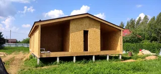 Haus 145 m² nach individuellem Projekt, Siedlung Volga: Wandmontage