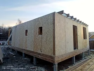 Haus nach individuellem Entwurf, Gartengemeinschaft SNT „Kooperator-1“: Wandmontage