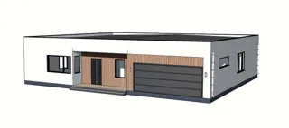 Haus 224 m² nach individuellem Projekt, Dorf Borovikovo: Projektvisualisierung