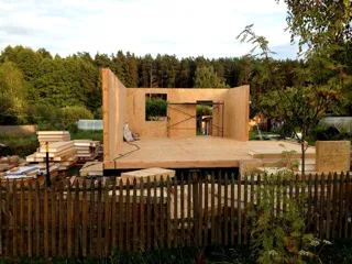 Haus nach individuellem Entwurf, Siedlung Borisoglebskiy: Wandmontage