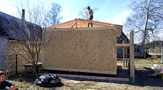 House built to a custom design, Nikulskoe village