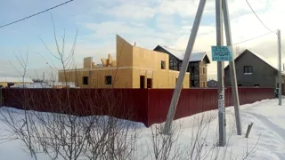 Haus nach Projekt „Markis“, Gebiet Moskau: Wandmontage