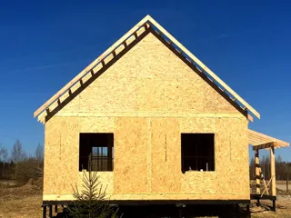 House based on the “Votchina” design, Gubachevo village: completed house