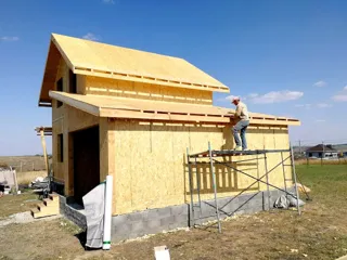 Garage, “Solo + garage” design, Belgorod Region: second floor and attic floor