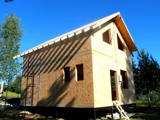 Haus nach Projekt „Metschta pl.4“, Dorf Bychikha: Fertiges Haus