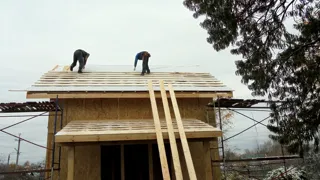 Haus nach Projekt „Solo“, Siedlung Vichuga: Dach