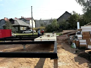 “Yesentuki 8x8” projesine göre ev, Rybinsk: temel ve alt bağlama kirişi