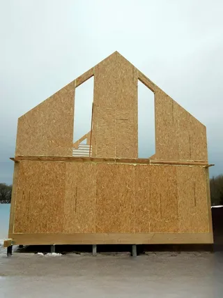 Haus 221,5 m² nach individuellem Projekt, Dorf Yusupovo: Wandmontage