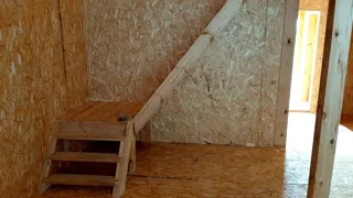 Garage, Projekt „Saretsche“, Dorf Chirikovo: Innenwände