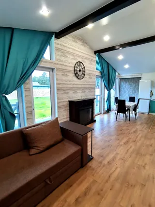 House, “Half-timbered 98” design, Borisovo village: interior work