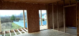 Haus 76 m² nach individuellem Projekt, Dorf Shirokovo: Trennwände