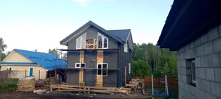 Haus nach Projekt „Dorofejewo“, Gebiet Nischni Nowgorod: Fertiges Haus