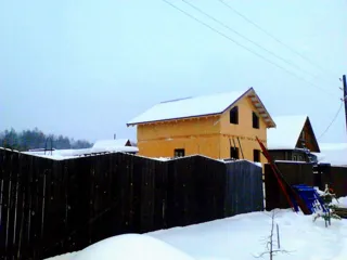 Custom-design house, Patrikeevo village: finished building