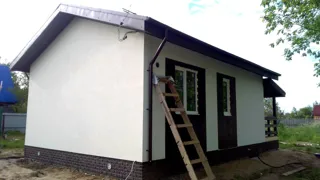 Haus nach Projekt „Slawjanskij Skit“, Region Jaroslawl: Fassadenverkleidung