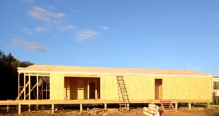 141 m² ev, “Barnhouse 110” projesi, “EKO OZERO” sitesi: duvar montajı